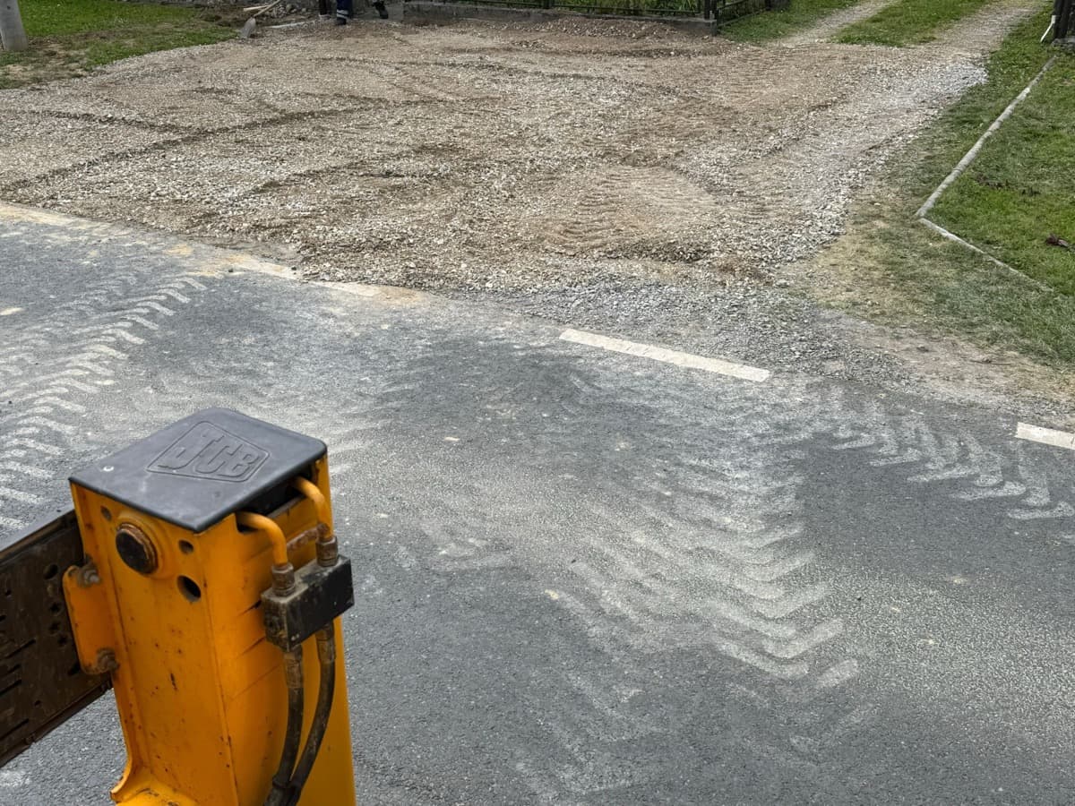 Završeno nasipavanje - funkcionalna okućnica