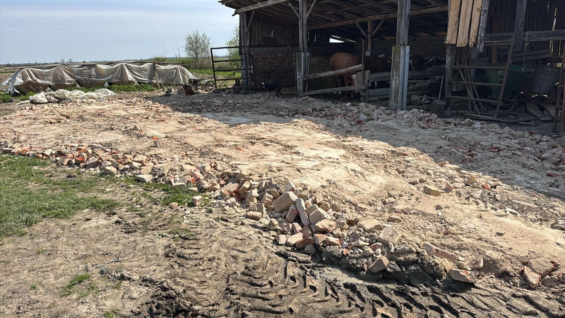 Završeno poravnanje i priprema terena nakon rušenja i odvoza šute
